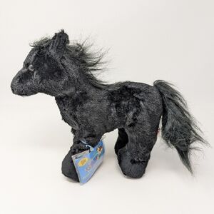 Webkinz Black Stallion Horse Plush With Sealed Code
